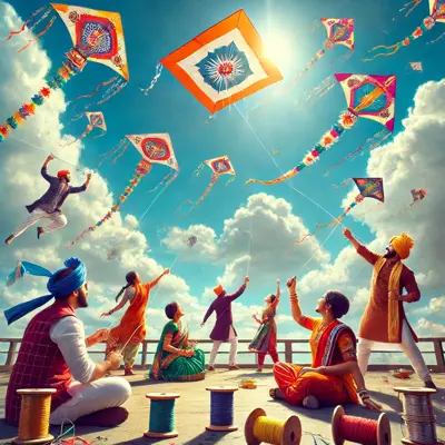 'ઉત્તરાયણ ઊડે ઊડે છે મારો પતંગ, ઊંચે ઊંચે પેલા વાદળની સંગ.’  એ ‘લપેટ...’ ‘લપેટ...'